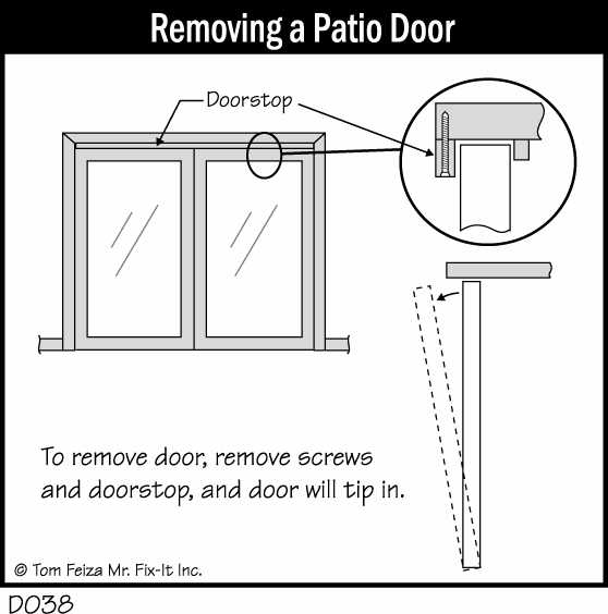 Patio Door Sticks In Winter Misterfix, Sliding Glass Door Sticks